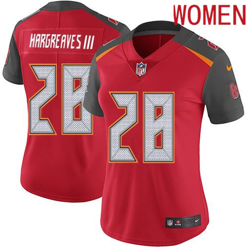 2019 Women Tampa Bay Buccaneers #28 Hargreaves III red Nike Vapor Untouchable Limited NFL Jersey->women nfl jersey->Women Jersey